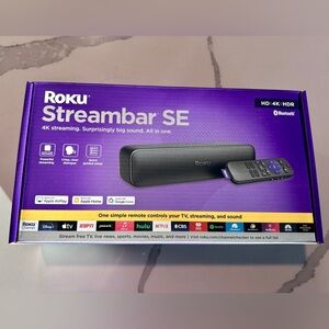 Roku Streambar SE - Purple and Black
